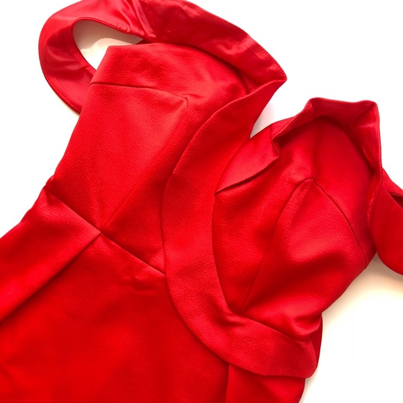 [ new ] Topshop Ruffle Bardot Mini Dress - Picture 7 of 8